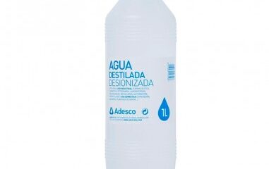 agua destilada