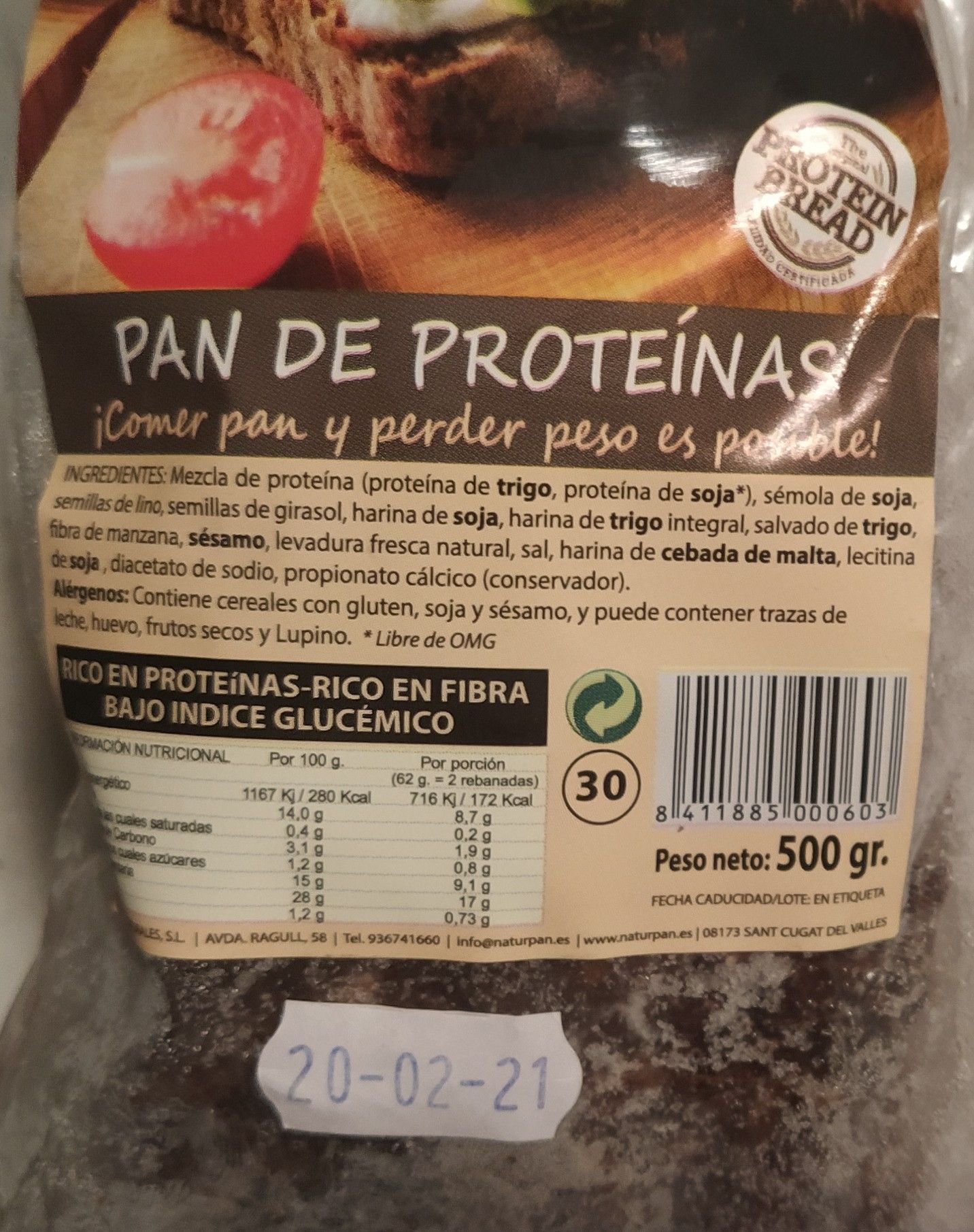 pan proteinas