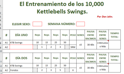 tabla entrenamiento