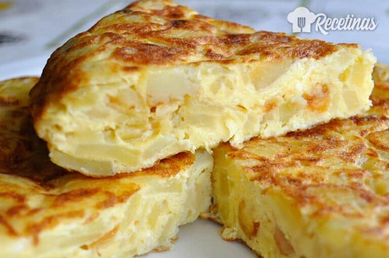 ¿Cuántas calorías tiene una porción de tortilla de patatas casera